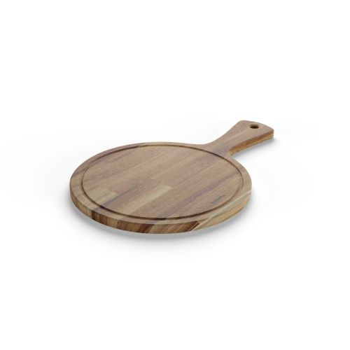 Round Juice Grooved Rustic Board 27cm