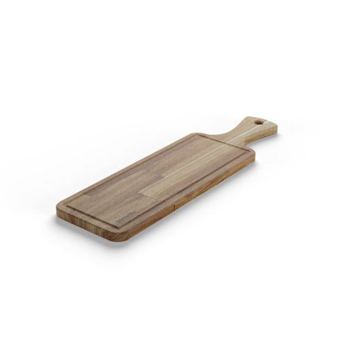 Rectangular Narrow Juice Grooved Rustic Board 45x13cm