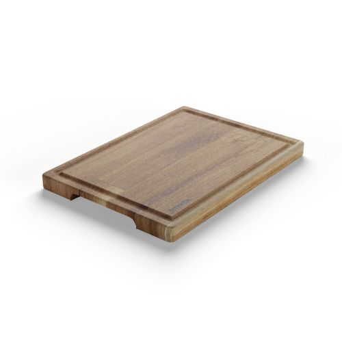 Rectangular Juice Grooved Rustic Board with Handles 34x24cm
