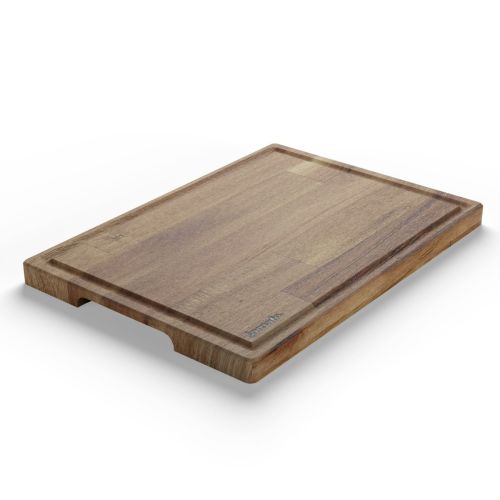 Rectangular Juice Grooved Rustic Board with Handles 41,5x30cm